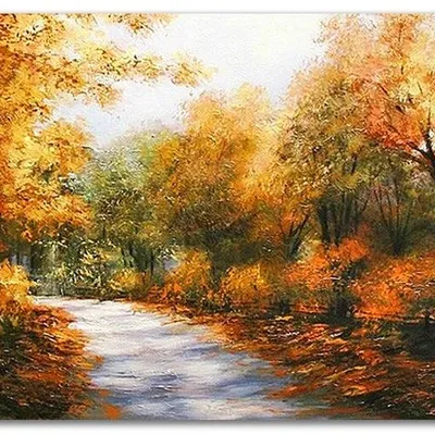 Obraz olejny - pejzaże - 60x90 cm - g119350