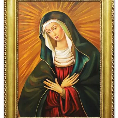 Obraz olejny - obrazy maryjne - wspaniała matka boża - 65x85 cm - g113537