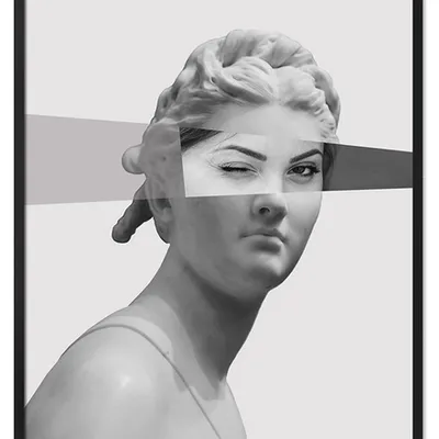 Obraz - abstrakcje - postacie - 53x73cm - g113150