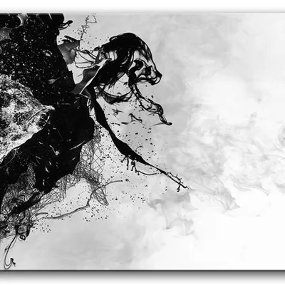 Abstrakcja - atrament - 50x70 cm - g92961