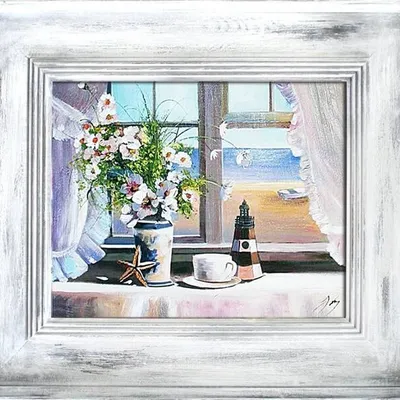 Marynistyczna - okno z widokiem na morze - 66x76 cm - g10014