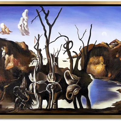 Obraz - salvador dali - 55x75cm - g118462