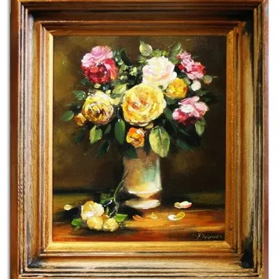 Róże - bukiet dla alicji - 35x40 cm - g06490