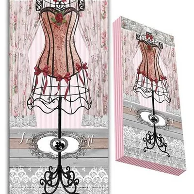 Retro lady - gorset - 18x42x3 cm - g93947