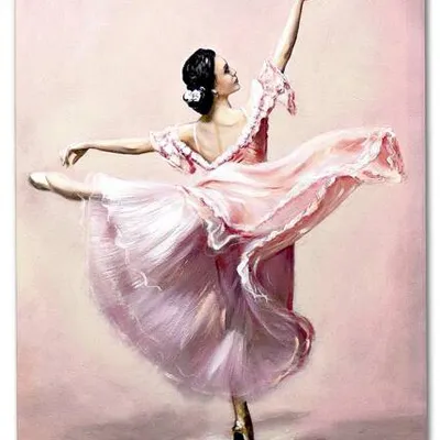 Baletnice - tańcząca baletnica - 50x70 cm - g16963