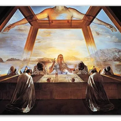 Salvador dali - ostatnia wieczerza - 60x90 cm - g93742