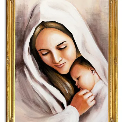 Obraz olejny - obrazy maryjne - matka boska niepokalana - 94x134 cm - g118748