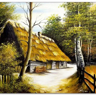 Obraz olejny - pejzaże - 60x90 cm - g119010