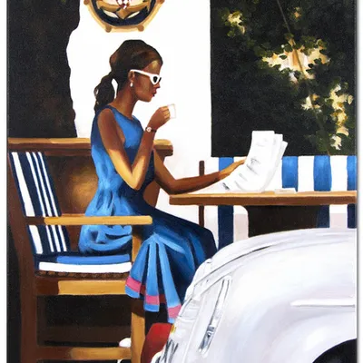 Jack vettriano - poranne wiadomości - 50x70cm - g15580