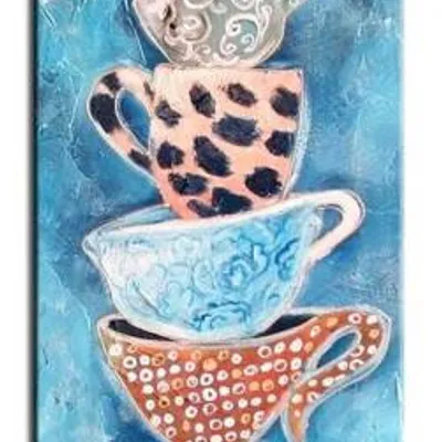 Do kuchni - kawowe kubki - 25x70 cm - g04980