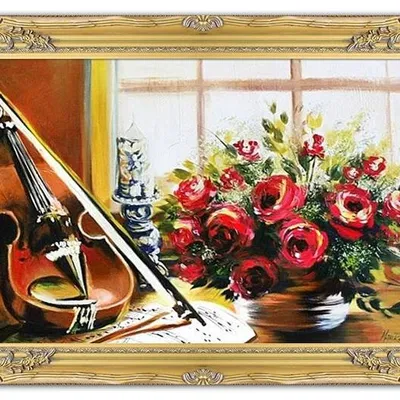 Róże - recitalowy bukiet - 75x105 cm - g04021