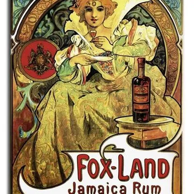 Alfons mucha - fox land - 90x60 cm - g92631