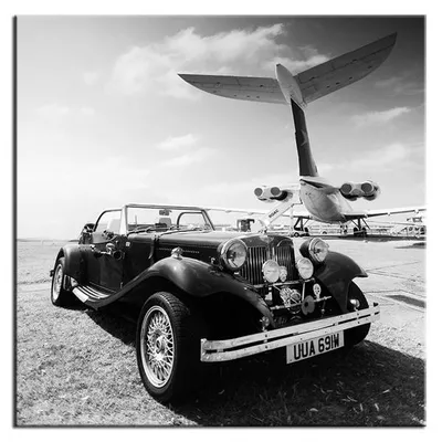 Motodreams - na lotnisku - 80x80 cm - g93368