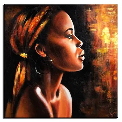 Afryka i egipt - oczekiwanie - 60x60 cm - g00535