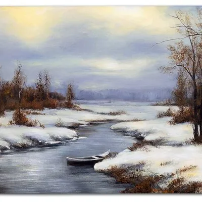 Obraz olejny - pejzaże - 60x90 cm - g119026