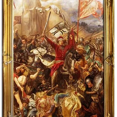 Jan matejko - bitwa pod grunwaldem - 75x105 cm - g93556