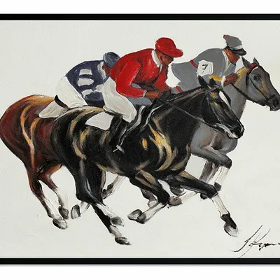 Obraz - konie - 63x93cm - g105682