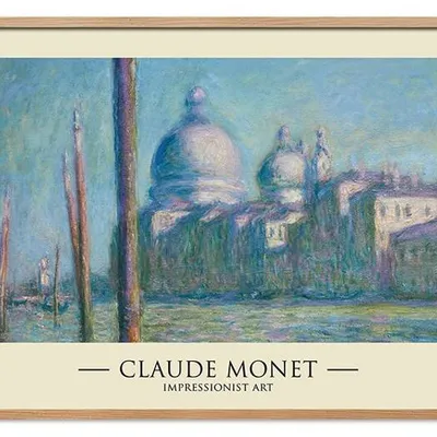 Obraz drukowany - impresjoniści - claude monet - le grand canal - 63x93 cm - g113533