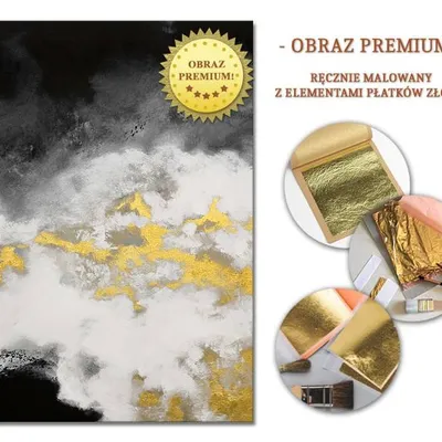 Obraz olejny - abstrakcyjne - 60x90 cm - g107216