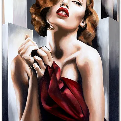 Obraz - art deco - 60x90cm - g118537