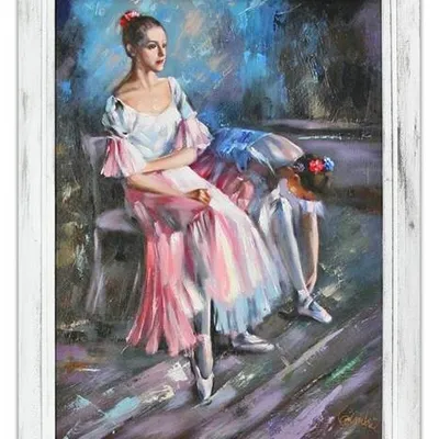 Baletnice - corps de ballet 63x84 cm - g15551