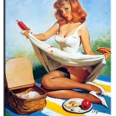 Pin-up girls - piknik - 40x50 cm - g17842