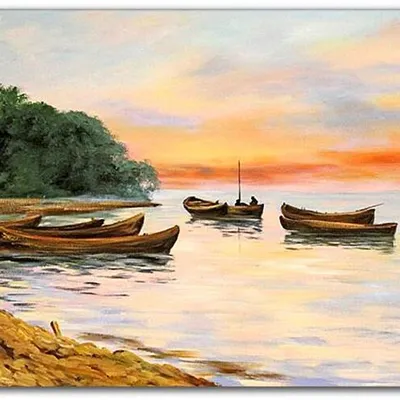 Obraz olejny - pejzaże - 60x90 cm - g119092