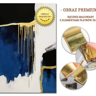 Obraz olejny - abstrakcyjne - 60x90 cm - g107213