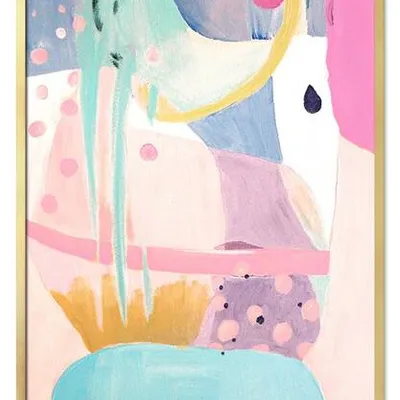 Obraz olejny - abstrakcyjne - 63x93 cm - g113233