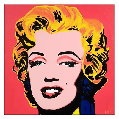 Obraz olejny - pop art - 60x60 cm - g105710