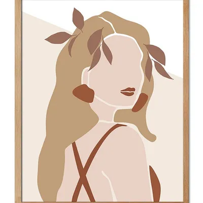 Obraz - abstrakcje - postacie - 43x53cm - g114668