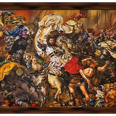Obraz - premium kopie mistrzów - 198x138cm - g94776