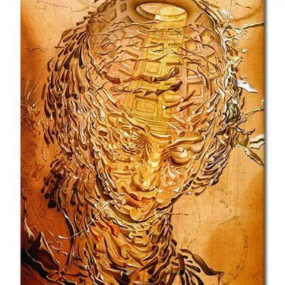 Obraz drukowany - salvador dali - eksplodująca głowa - 60x90 cm - g109802