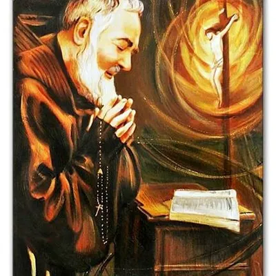 Inne religijne - św. ojciec pio - 50x70 cm - g02466