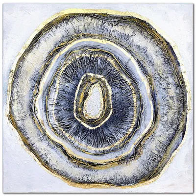 Obraz olejny - abstrakcyjne - 90x90 cm - g118574