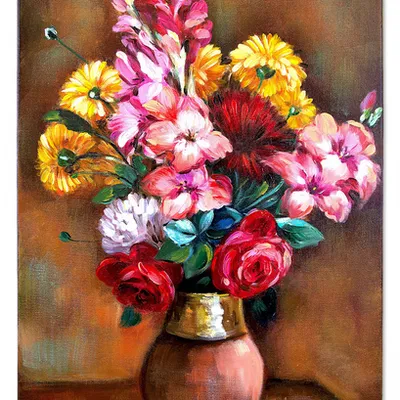 Obraz - premium kwiaty - 60x90cm - g119815