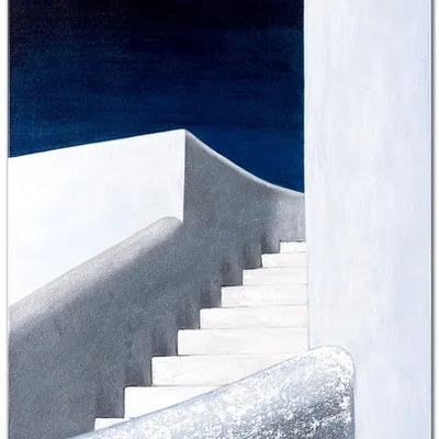 Obraz olejny - architektura - 60x90 cm - g116065