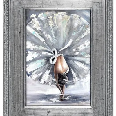 Obraz olejny - baletnice - 92x122 cm - g107576