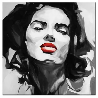 Obraz olejny - abstrakcyjne - 100x100 cm - g110062