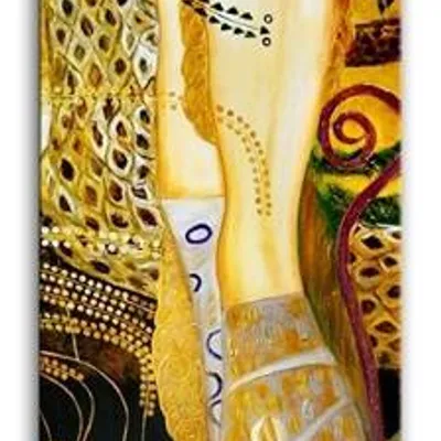 Gustav klimt - węże wodne - 50x150 cm - g06772