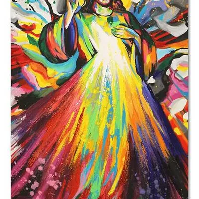 Obraz olejny - religijne - 60x90 cm - g112885