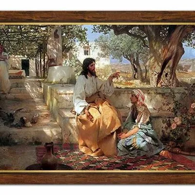 Religijne - chrystus nauczający - 69x99 cm - g94433