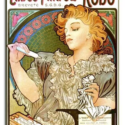 Alfons mucha - lance parfum rodo - 50x70 cm - g92655