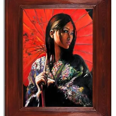 Ludzie - gejsza - 76x96 cm - g10027