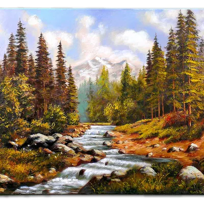 Obraz olejny - pejzaże - 50x70 cm - g118979