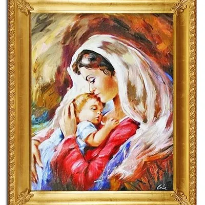 Maryja - święta matka - 53x63 cm - g04037