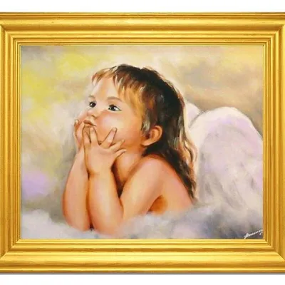 Aniołki - maleńki aniołek - 54x64 cm - g94084