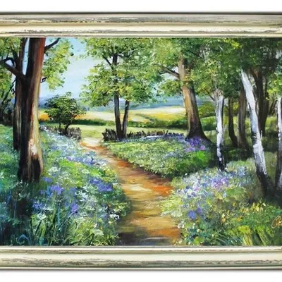 Pejzaż tradycyjny - idzie wiosna - 63x84 cm - g06687
