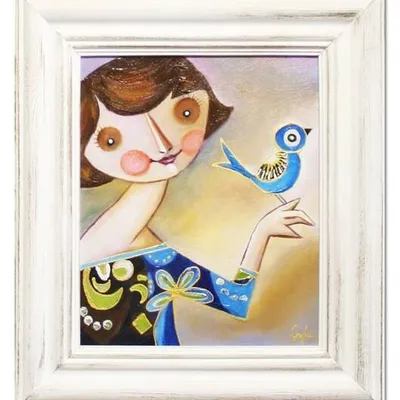 Obraz olejny - dziecięce - 37x42 cm - g15339