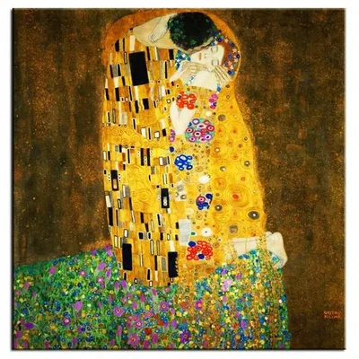 Gustav klimt - pocałunek - 80x80 cm - g94250